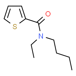 ChemSpider 2D Image | N-Butyl-N-ethyl-2-thiophenecarboxamide | C11H17NOS