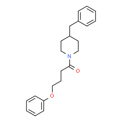 ChemSpider 2D Image | 1-(4-Benzyl-1-piperidinyl)-4-phenoxy-1-butanone | C22H27NO2