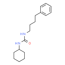 ChemSpider 2D Image | 1-Cyclohexyl-3-(4-phenylbutyl)urea | C17H26N2O