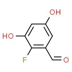 ChemSpider 2D Image | 2-Fluoro-3,5-dihydroxybenzaldehyde | C7H5FO3