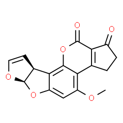 ChemSpider 2D Image | (–)-Aflatoxin B1 | C17H12O6