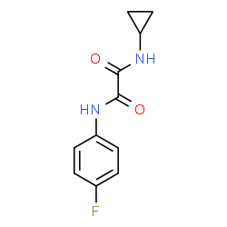 ChemSpider 2D Image | N-Cyclopropyl-N'-(4-fluorophenyl)ethanediamide | C11H11FN2O2