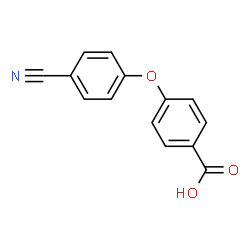ChemSpider 2D Image | 4-(4-Cyanophenoxy)benzoic acid | C14H9NO3