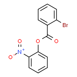 ChemSpider 2D Image | 2-Nitrophenyl 2-bromobenzoate | C13H8BrNO4