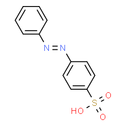 ChemSpider 2D Image | p-azobenzenesulfonic acid | C12H10N2O3S