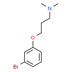 ChemSpider 2D Image | 3-(3-Bromophenoxy)-N,N-dimethyl-1-propanamine | C11H16BrNO