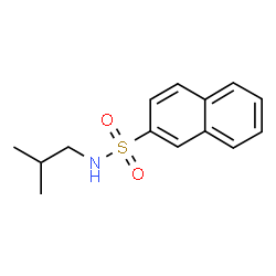 ChemSpider 2D Image | N-Isobutyl-2-naphthalenesulfonamide | C14H17NO2S