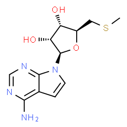 ChemSpider 2D Image | 5'-DEOXY-5'-(METHYLTHIO)-TUBERCIDIN | C12H16N4O3S