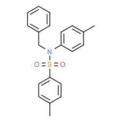 ChemSpider 2D Image | N-Benzyl-4-methyl-N-(4-methylphenyl)benzenesulfonamide | C21H21NO2S