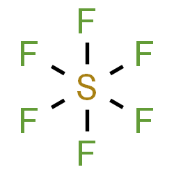 ChemSpider 2D Image | Sulfur hexafluoride | F6S