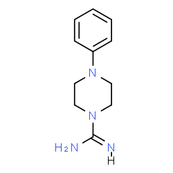 ChemSpider 2D Image | 4-Phenyl-1-piperazinecarboximidamide | C11H16N4