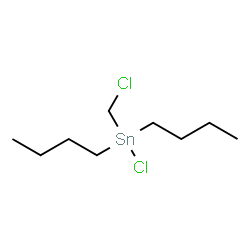 ChemSpider 2D Image | Dibutylchloro(chloromethyl)stannane | C9H20Cl2Sn