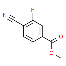 ChemSpider 2D Image | Methyl 4-cyano-3-fluorobenzoate | C9H6FNO2