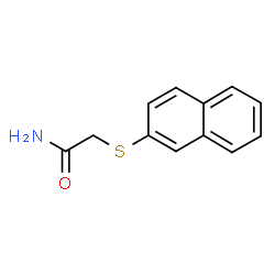 ChemSpider 2D Image | 2-(2-Naphthylsulfanyl)acetamide | C12H11NOS