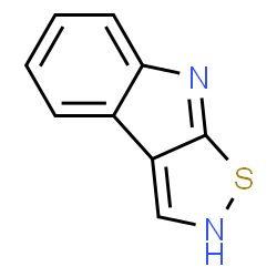 ChemSpider 2D Image | 2H-[1,2]Thiazolo[5,4-b]indole | C9H6N2S