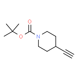 ChemSpider 2D Image | tert-butyl 4-ethynylpiperidine-1-carboxylate | C12H19NO2