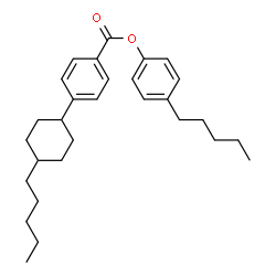 ChemSpider 2D Image | 4-Pentylphenyl 4-(4-pentylcyclohexyl)benzoate | C29H40O2