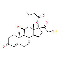 ChemSpider 2D Image | Butixocort | C25H36O5S