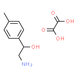 ChemSpider 2D Image | 2-Amino-1-(4-methylphenyl)ethanol ethanedioate (1:1) | C11H15NO5