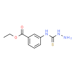 ChemSpider 2D Image | Ethyl 3-[(hydrazinocarbonothioyl)amino]benzoate | C10H13N3O2S