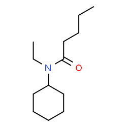 ChemSpider 2D Image | N-Cyclohexyl-N-ethylpentanamide | C13H25NO