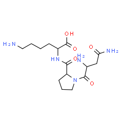ChemSpider 2D Image | asn-pro-lys | C15H27N5O5