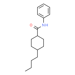 ChemSpider 2D Image | 4-Butyl-N-phenylcyclohexanecarboxamide | C17H25NO