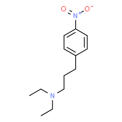 ChemSpider 2D Image | N,N-Diethyl-3-(4-nitrophenyl)-1-propanamine | C13H20N2O2