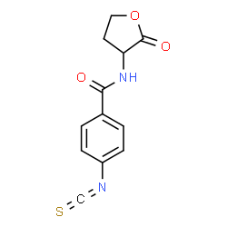 ChemSpider 2D Image | 4-Isothiocyanato-N-(2-oxotetrahydro-3-furanyl)benzamide | C12H10N2O3S