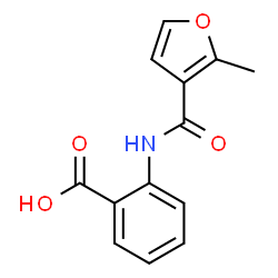 ChemSpider 2D Image | 2-(2-methylfuran-3-amido)benzoic acid | C13H11NO4