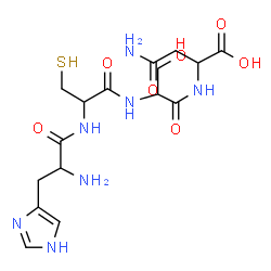 ChemSpider 2D Image | his-cys-ser-asn | C16H25N7O7S