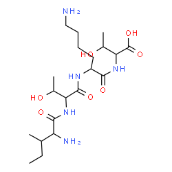ChemSpider 2D Image | ile-thr-lys-thr | C20H39N5O7