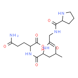 ChemSpider 2D Image | pro-gly-leu-gln | C18H31N5O6