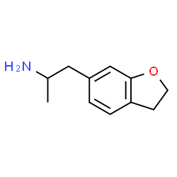 ChemSpider 2D Image | 6-(2-Aminopropyl)-2,3-dihydrobenzofuran | C11H15NO