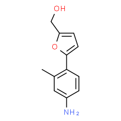 ChemSpider 2D Image | [5-(4-Amino-2-methylphenyl)-2-furyl]methanol | C12H13NO2