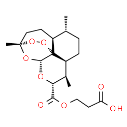 ChemSpider 2D Image | Dihydroqinghaosu Hemisuccinate | C19H28O8