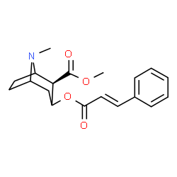 ChemSpider 2D Image | Cinnamylcocaine | C19H23NO4