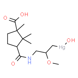 ChemSpider 2D Image | Mercamphamide | C14H25HgNO5