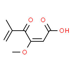 ChemSpider 2D Image | PENICILLIC ACID | C8H10O4