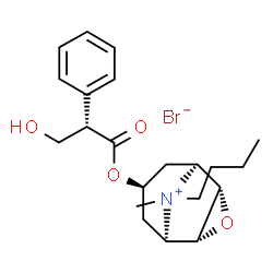 ChemSpider 2D Image | Butylscopolamine | C21H30BrNO4