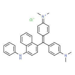 ChemSpider 2D Image | Basic Blue B | C33H32ClN3