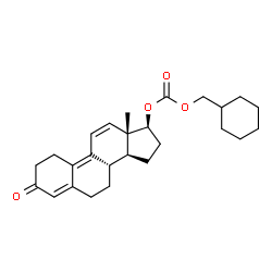 ChemSpider 2D Image | Trenbolone cyclohexylmethylcarbonate | C26H34O4