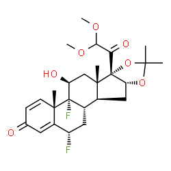 ChemSpider 2D Image | flumoxonide | C26H34F2O7