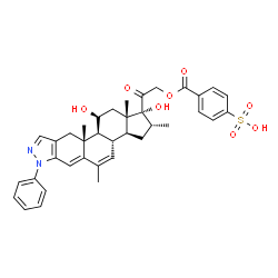 ChemSpider 2D Image | Cortisuzol | C37H40N2O8S