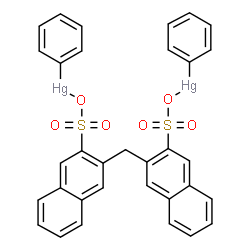 ChemSpider 2D Image | hydrargaphen | C33H24Hg2O6S2