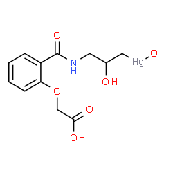 ChemSpider 2D Image | mercuderamide | C12H15HgNO6