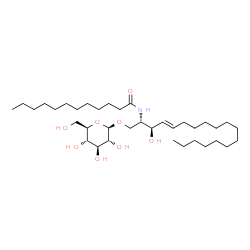 ChemSpider 2D Image | Glucosylceramide (d18:1/12:0) | C36H69NO8