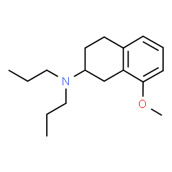 ChemSpider 2D Image | 1,2,3,4-Tetrahydro-8-methoxy-N,N-dipropyl-2-naphthalenamine | C17H27NO