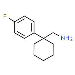 ChemSpider 2D Image | 1-(4-Fluorophenyl)cyclohexanemethanamine | C13H18FN