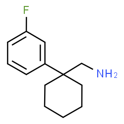ChemSpider 2D Image | 1-[1-(3-Fluorophenyl)cyclohexyl]methanamine | C13H18FN